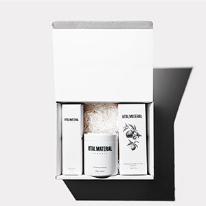 VITAL MATERIAL / スクエアボックスセット /  バスソルト ・ハンド&ボディーソープ・ルーム&ファブリックミスト