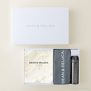DEAN & DELUCA ギフトカタログ(ブックタイプ) ＜IVORY-BC(アイボリー-BC)＞+トートバッグ（グレー）・マグボトルセット