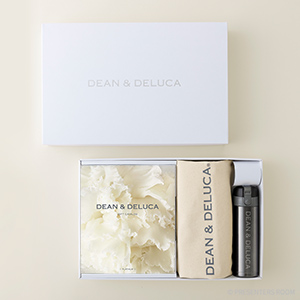 DEAN & DELUCA ギフトカタログ(ブックタイプ) ＜PLATINUM-BC(プラチナ-BC)＞+トートバッグ（ナチュラル）・マグボトルセット