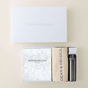 DEAN & DELUCA ギフトカタログ(ブックタイプ) ＜CRYSTAL-BC(クリスタル-BC)＞+トートバッグ（ナチュラル）・マグボトルセット