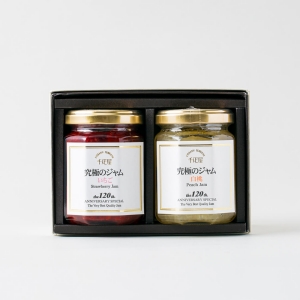 京橋千疋屋 / いちご・白桃ジャム 2本セット（130g）