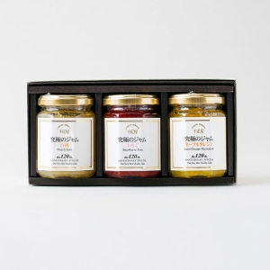 京橋千疋屋 / いちご・白桃・ネーブルジャム 3本セット（130g）