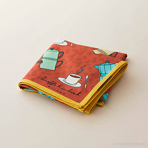 Dieffe Kinloch / コーヒー柄ハンカチ