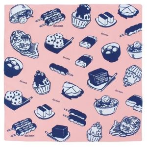 H TOKYO / ハンカチ WAGASHI/ﾋﾟﾝｸ