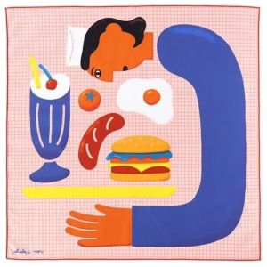 H TOKYO / ハンカチ Morning at the Diner