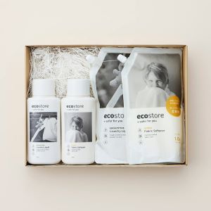 【ポイント2倍】eco store / ランドリーリキッド＆リフィル（ユーカリ）×ファブリックソフナー＆リフィル（シトラス）