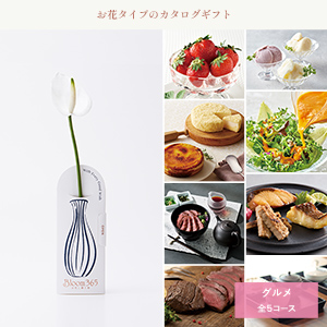 Bloom365 / アンスリウム（ホワイト）+選べるギフト BEST GOURMET(ベストグルメ)