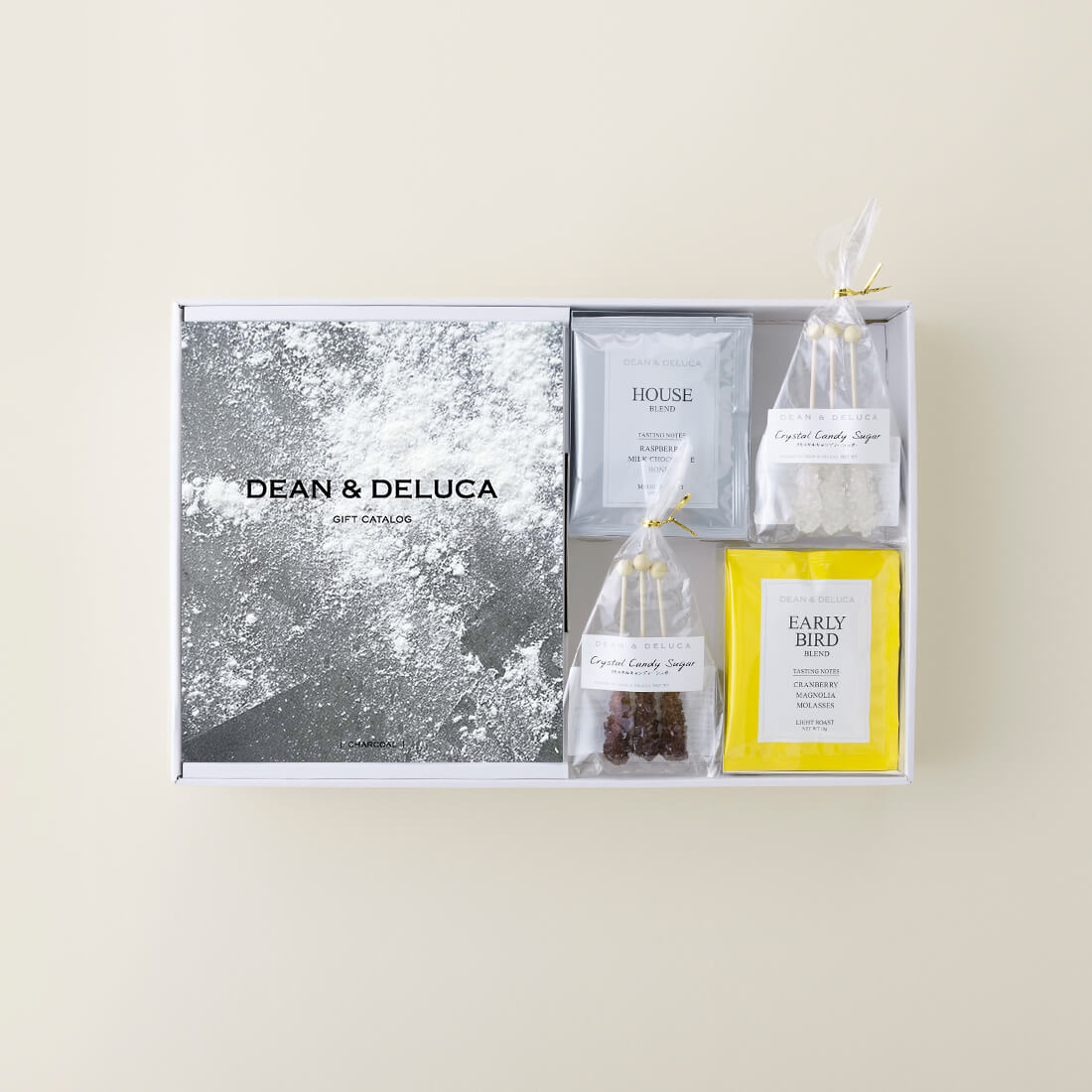 DEAN & DELUCA ギフトカタログ(ブックタイプ)＜CHARCOAL-BC(チャコール-BC)＞+シュガー・ドリップコーヒーセット