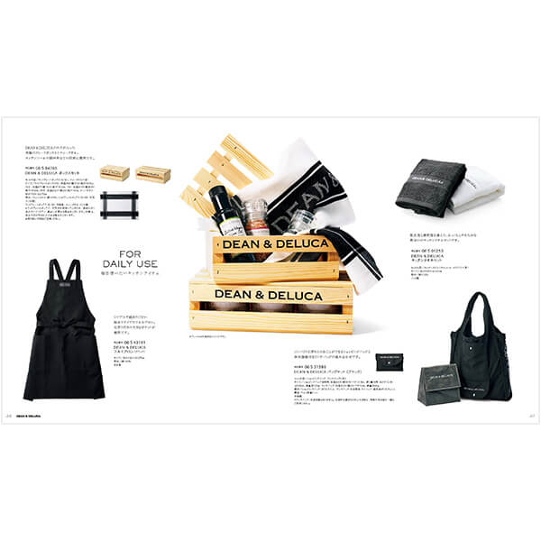 DEAN & DELUCA ギフトカタログ(ブックタイプ) ＜CHARCOAL-BC(チャコール-BC)＞ 掲載商品例