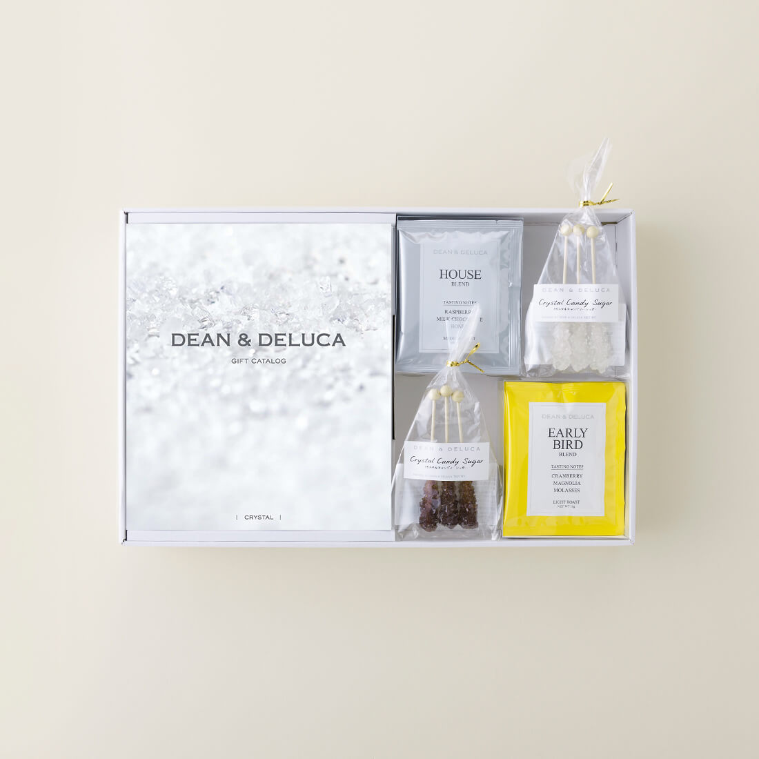 DEAN & DELUCA ギフトカタログ(ブックタイプ)＜CRYSTAL-BC(クリスタル-BC＞+シュガー・ドリップコーヒーセット