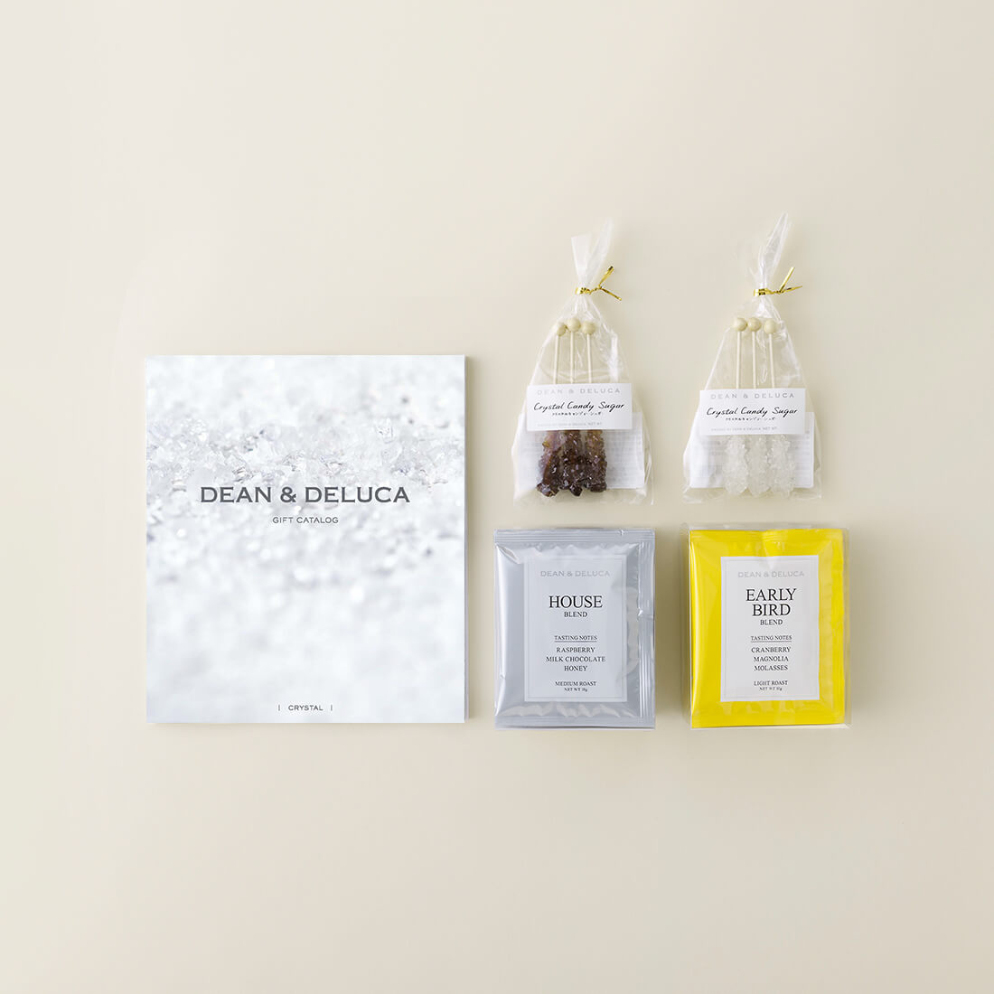 DEAN & DELUCA ギフトカタログ(ブックタイプ)＜CRYSTAL-BC(クリスタル-BC＞+シュガー・ドリップコーヒーセット