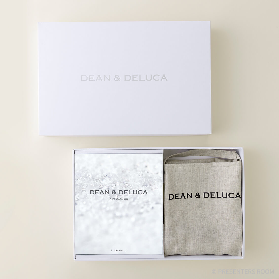 DEAN & DELUCA ギフトカタログ(ブックタイプ)＜CRYSTAL-BC(クリスタル-BC)＞+エプロンセット(ナチュラル)