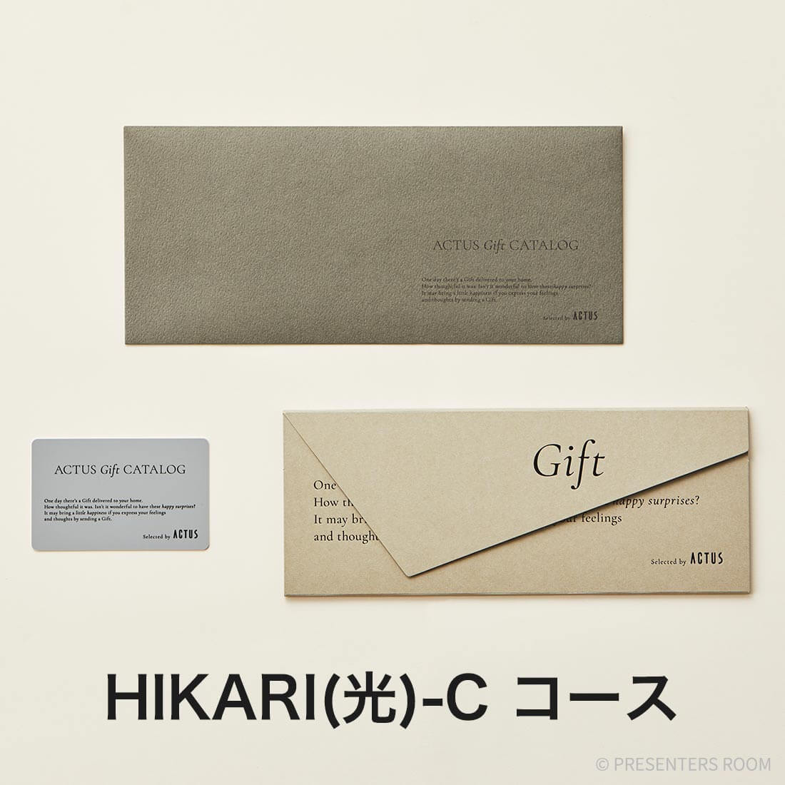ACTUS(アクタス) カードタイプカタログギフト e-order choice ＜HIKARI(光)-C＞