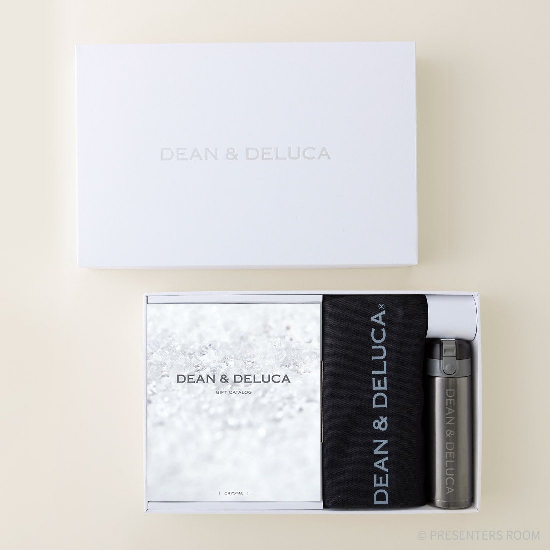 DEAN & DELUCA ギフトカタログ(ブックタイプ)＜CRYSTAL-BC(クリスタル-BC)＞+トートバッグ（ブラック）・マグボトルセット