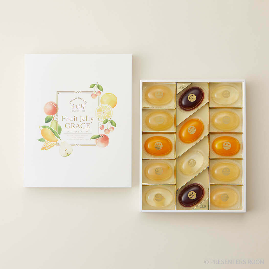 京橋千疋屋 / フルーツゼリーGRACE「恵」5種14個セット