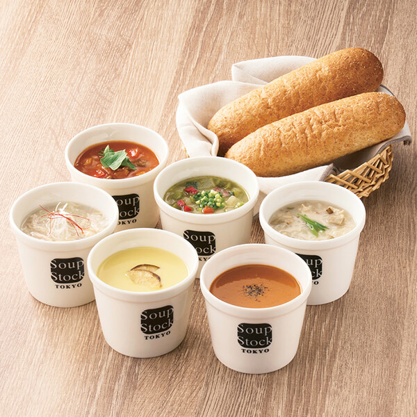スープストックトーキョー / 人気スープ（8種9パック）とパンのセット