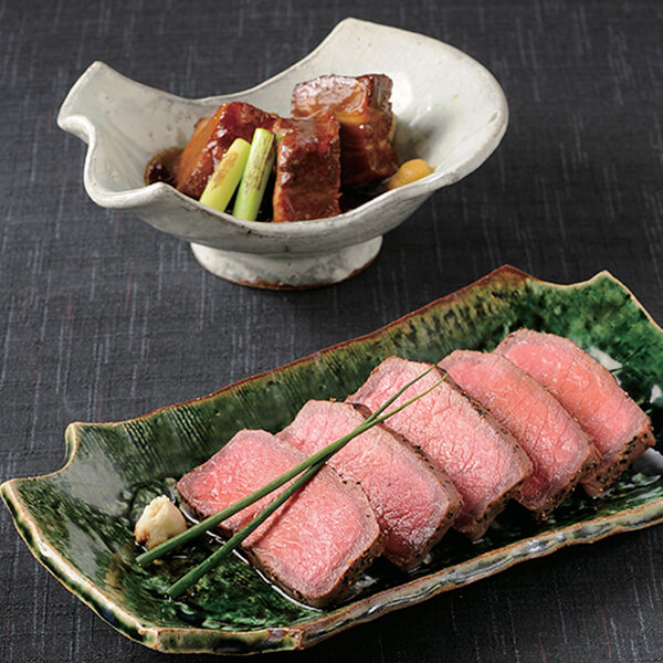 なだ万 / 黒毛和牛ローストビーフ・黒豚の角煮詰合せ