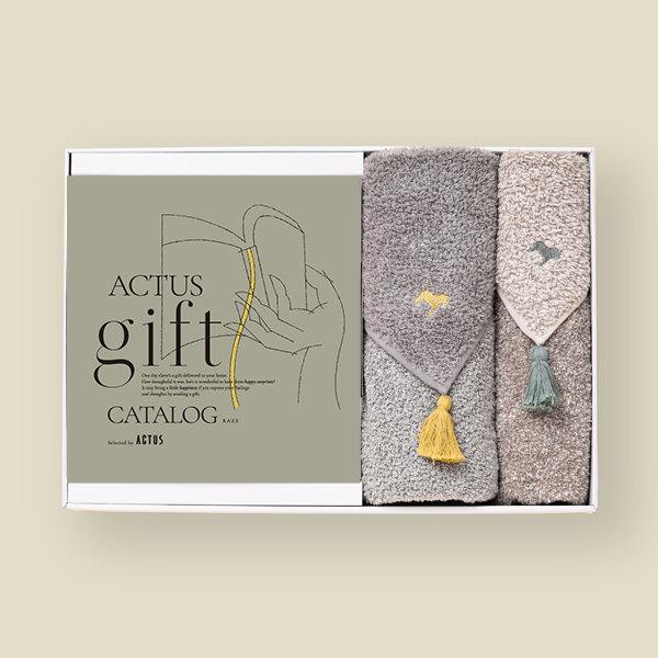 ACTUS(アクタス) ギフトカタログ ＜KAZE(風)＞＋HOKUO タオルセット