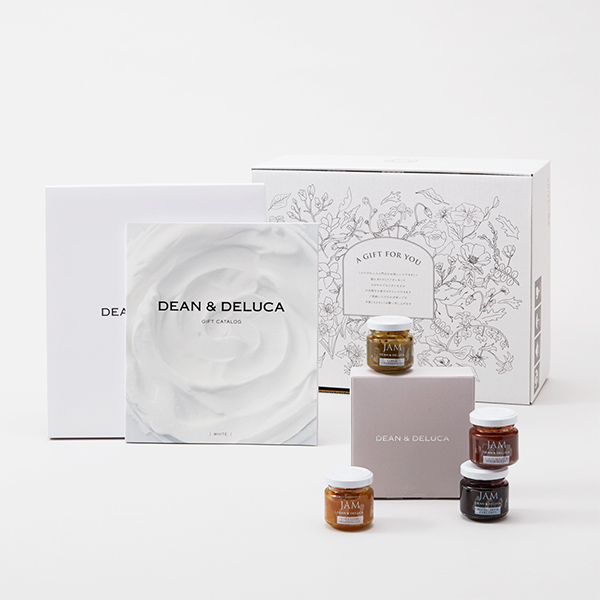 DEAN & DELUCA 引出物宅配便セット（ミニジャムセット4個）※メインのカタログギフトはDEAN & DELUCAカタログのお好きなコースをお選びください。