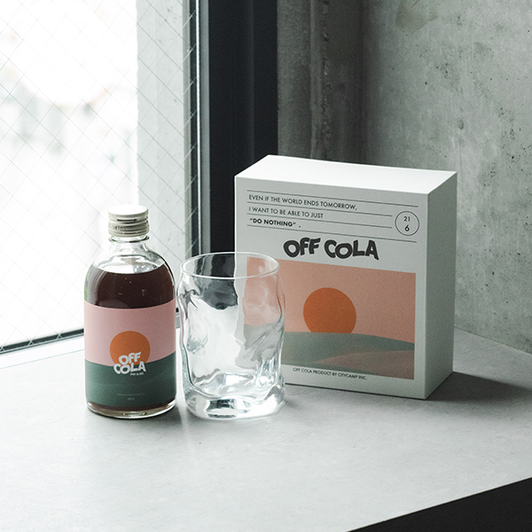 OFF COLA / pm6:00 クラフトコーラシロップ ボトル & グラス & マドラー セット