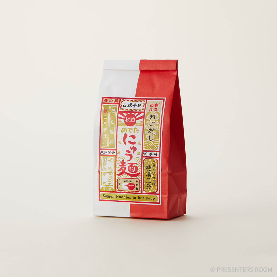 坂利製麺所 / 紅白めでたにゅう麺