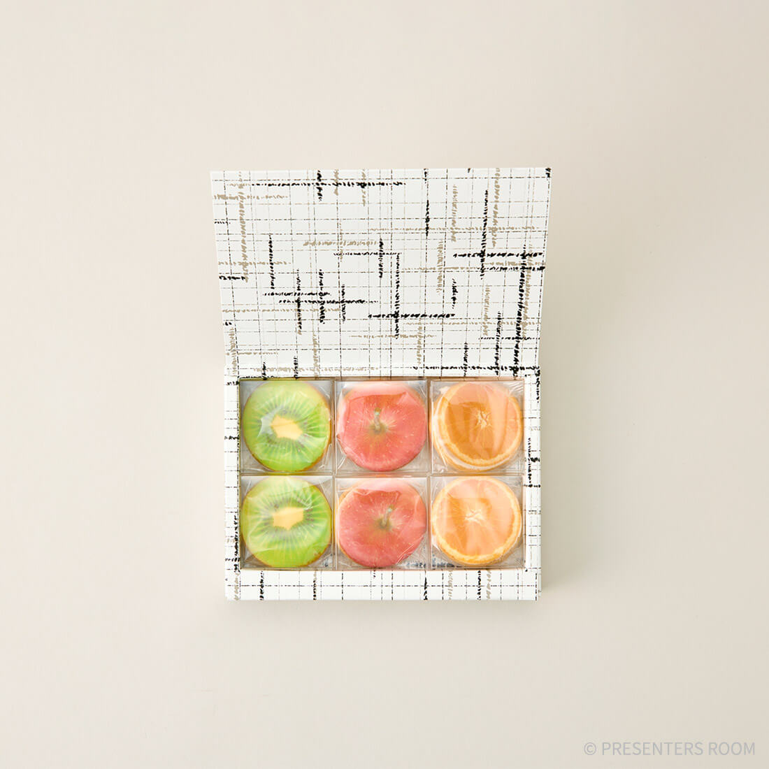 アンファン / プリントフルーツクッキー 6個入り