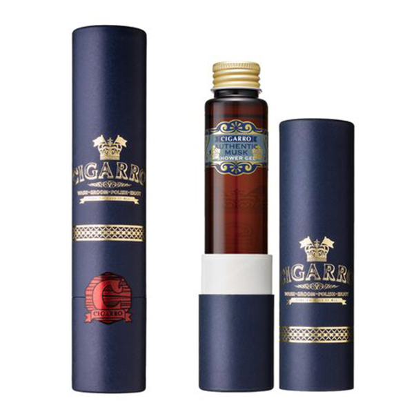 CIGARRO / シャワージェル オーセンティックムスク 筒状ギフトボックスセット