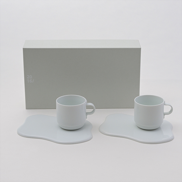 2016 arita / TAF DoubleSET Tray×Mug（White×White）