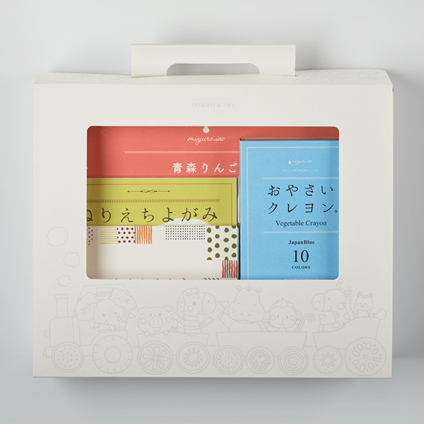 mizuiro おやさいクレヨンと青森りんごスケッチブックのお絵かき