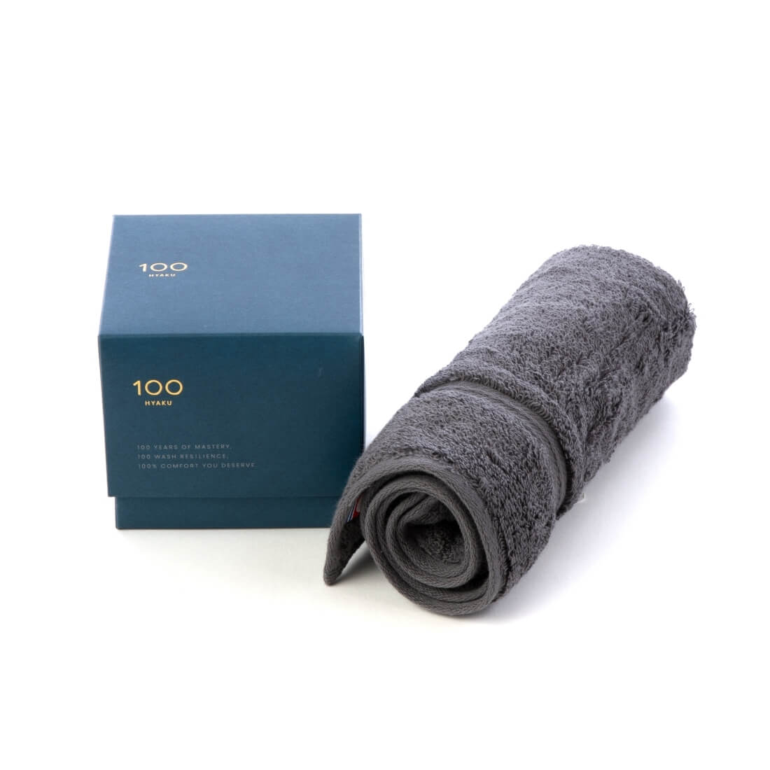 100（HYAKU） 今治ウォッシュタオル グレーのギフト通販 - 贈り物