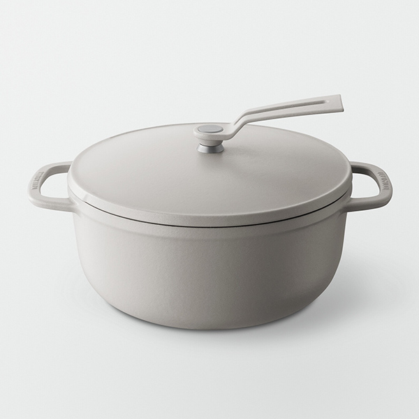 バーミキュラ / オーブンポット2 22cm マットリネンベージュ / ブランドブック付き