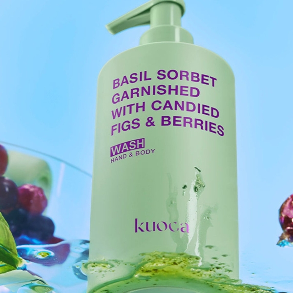 kuoca (クオカ) / ハンド& ボディウォッシュ【BASIL SORBET】300mL