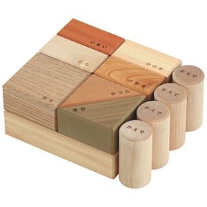 Oak Village / 寄木の積木ギフトセットM